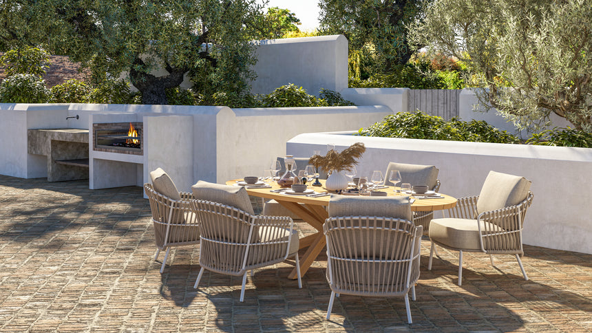 4 Seasons Outdoor Prado tuintafel | low dining | 240 x 115 cm