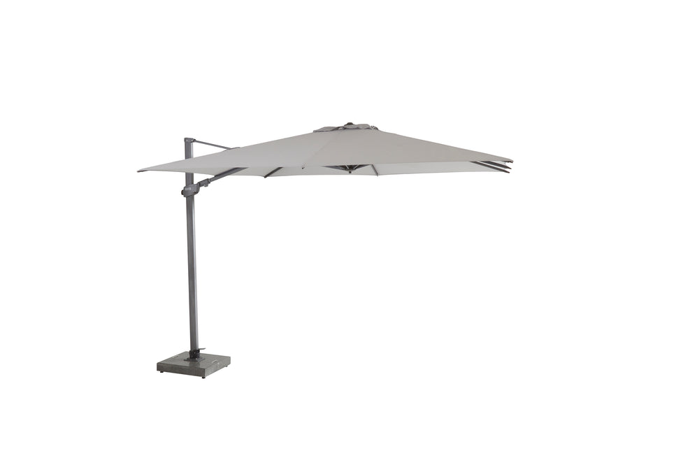 4 Seasons Outdoor Siesta 300 x 300 cm parasol premium | incl 125 kg voet met wielen