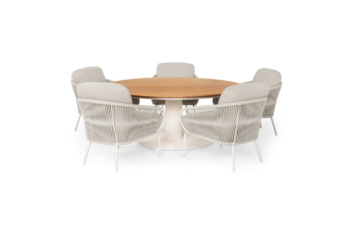 SUNS tuinmeubelen Grado | Low Dining Tafel | Camel Sand Frame