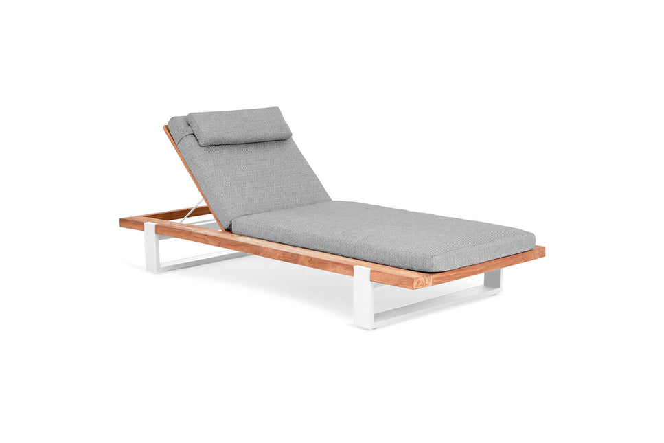 SUNS tuinmeubelen Nardo sunlounger | Mat wit