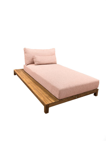 SUNS tuinmeubelen Portofino | Single Chaise Longue | Daybed | Matt White Frame