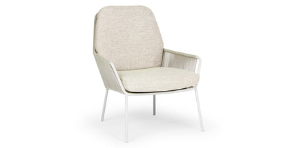 SUNS tuinmeubelen Punta | Lounge Chair | Matt White Frame