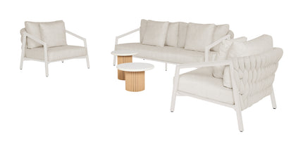 SUNS tuinmeubelen Sato | Sofa Set | Camel Sand Frame