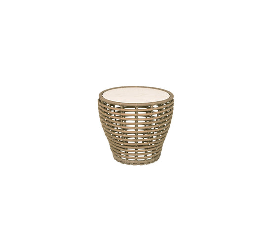 Cane-Line tuinmeubelen Basket Salontafel | Zwart of Naturel | 50cm