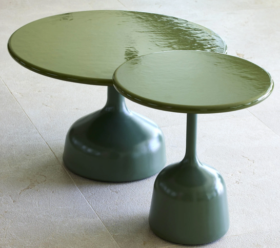 Cane-Line tuinmeubelen Glaze Salontafel | Blad van lavasteen