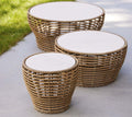 Basket Salontafel | Natural/Travertine | 75cm