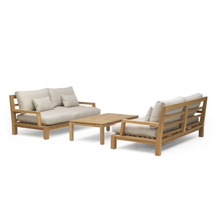 Garden Teak tuinmeubelen Daylounge loungeset | Opstelling 1