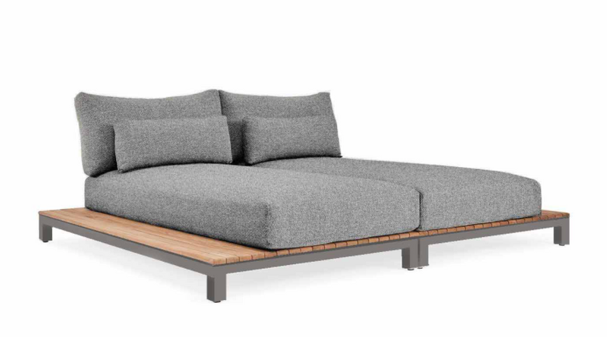 SUNS tuinmeubelen Evora Daybed  | Mat Royal Grey