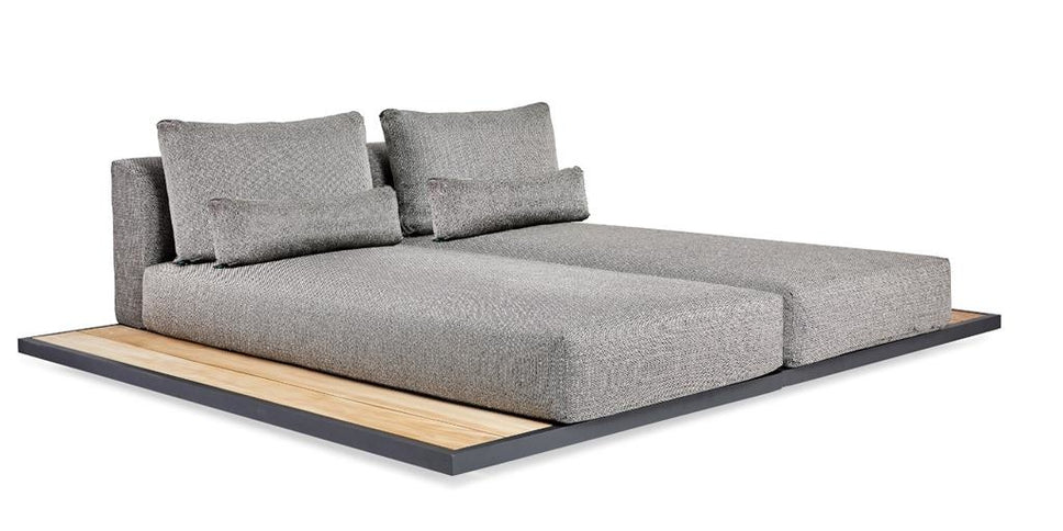 SUNS tuinmeubelen Kota | Daybed | Matt Royal Grey Frame