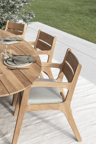 Wolfwood tuinmeubelen Durban tuintafel | 220 x 100